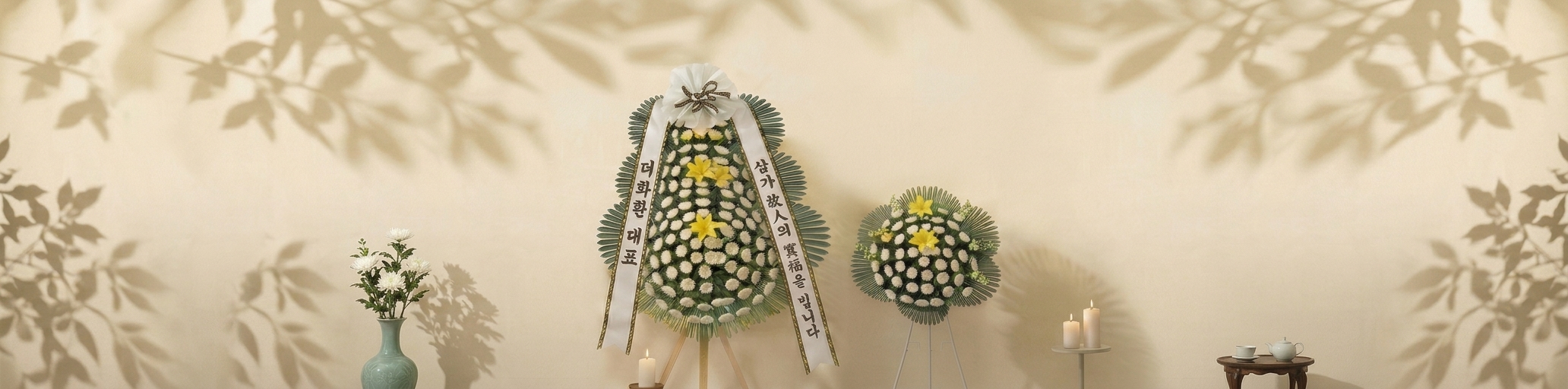 근조 · 추모 · 위로 배경